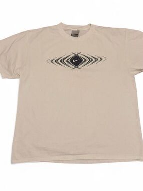 Nike white vintage swoosh graphic short sleeve shirt